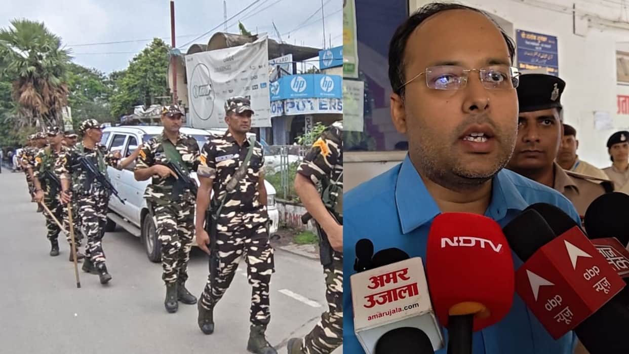 Bihar on High Alert Ahead of Massive Protest Heavy Police Deployment and Drone Surveillance Across Streets