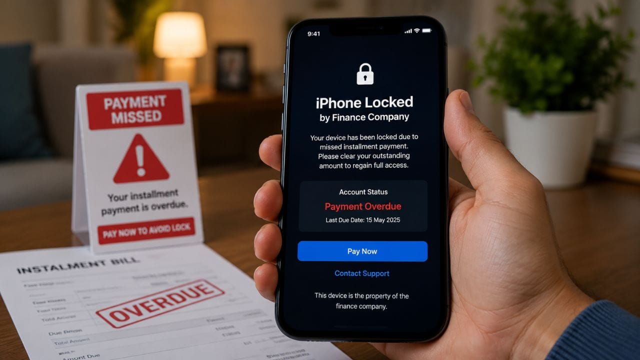 apple ios 27 restricted mode iphone lease payment default finance lock feature hindi