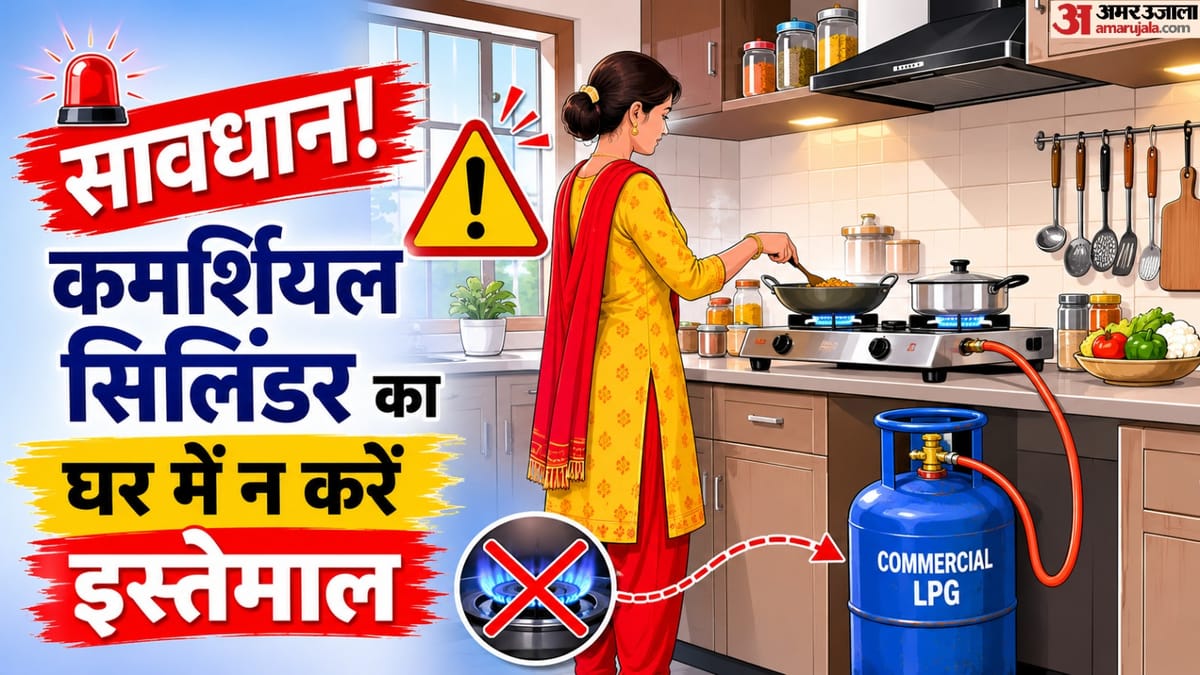 घर में कमर्शियल सिलिंडर में तो नहीं बना रहे खाना? जानें क्या एक्शन हो सकता है आप पर