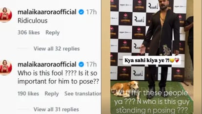 Malaika arora slammed bhojpuri actor khesari lal yadav for his viral dog video