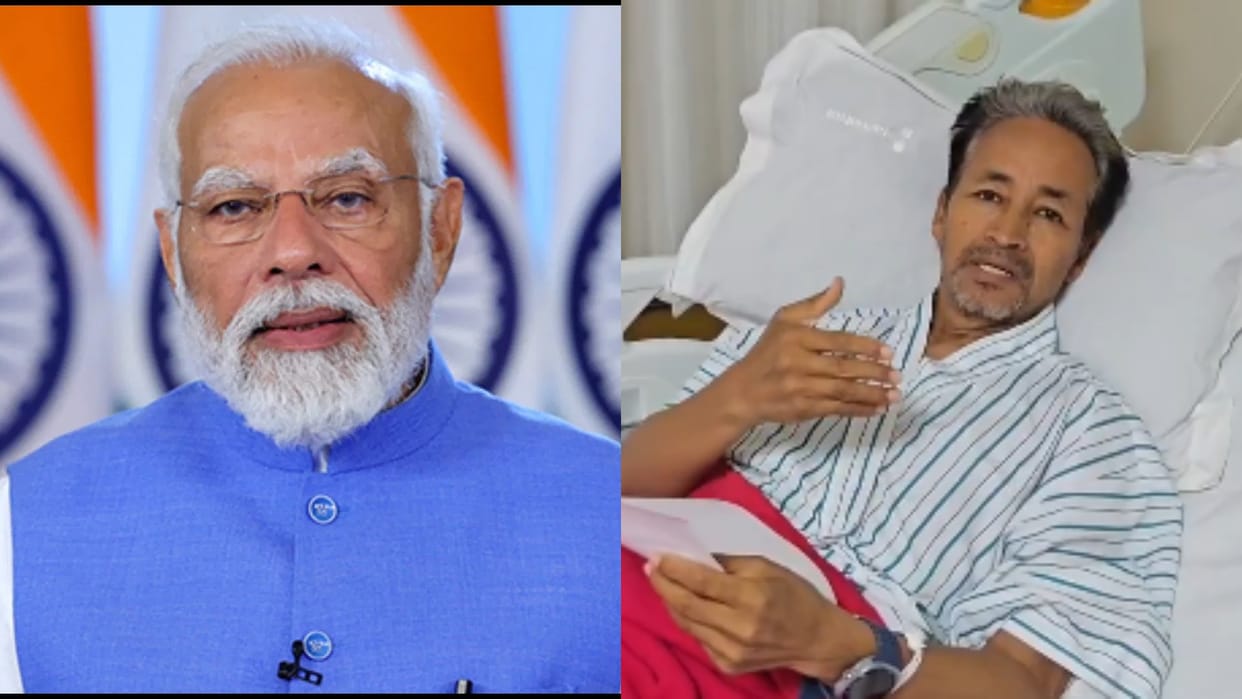 PM Modi message after Sonam Wangchuk ends his fast says Follow medical advice CJP Protest