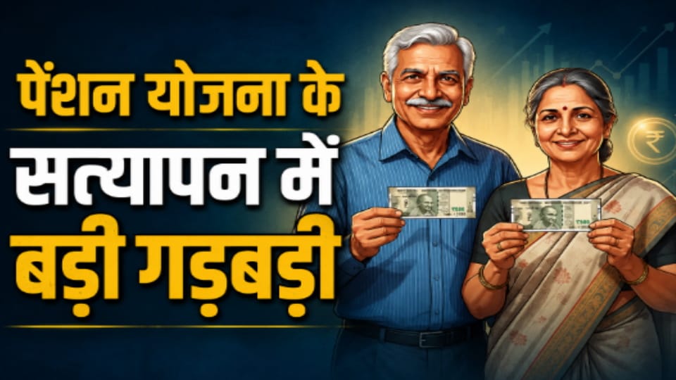 पेंशन योजना में गड़बड़ी