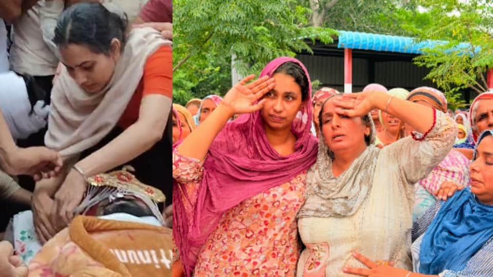 भाई के माथेे सेहरा बांधती बहन और बेहाल परिजन