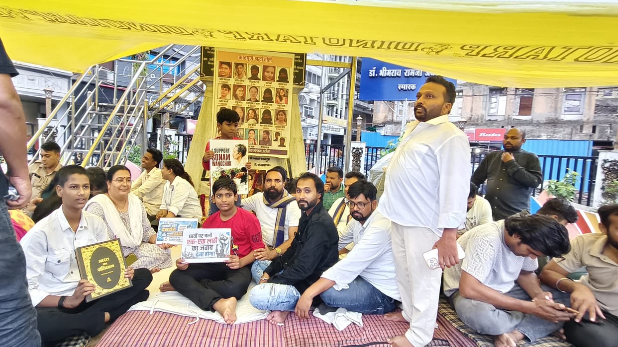 After Jantar Mantar, Ujjain’s Tower Chowk Turns Into NEET Scam Battleground, Protesters Demand Dharmendra