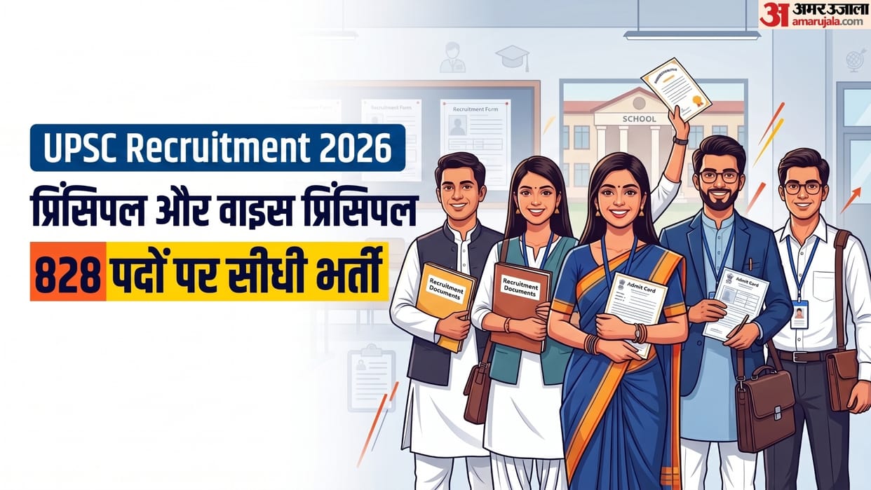 UPSC Principal Vice Principal Recruitment 2026: Apply for 828 Posts, Check Eligibility, Salary & Dates