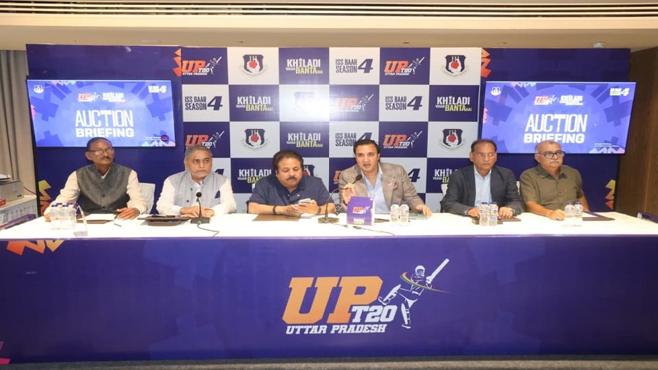 Player auction held in Agra for the Uttar Pradesh Premier League.