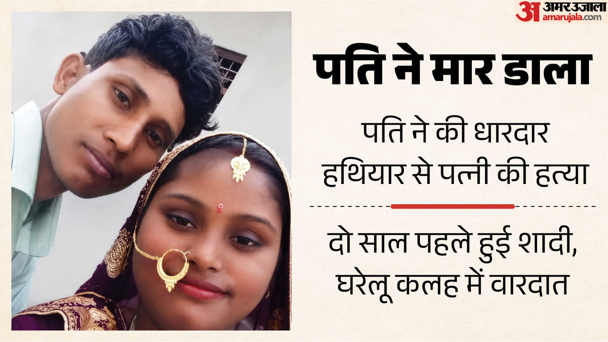 Husband kills wife with sharp-edged weapon In Aligarh