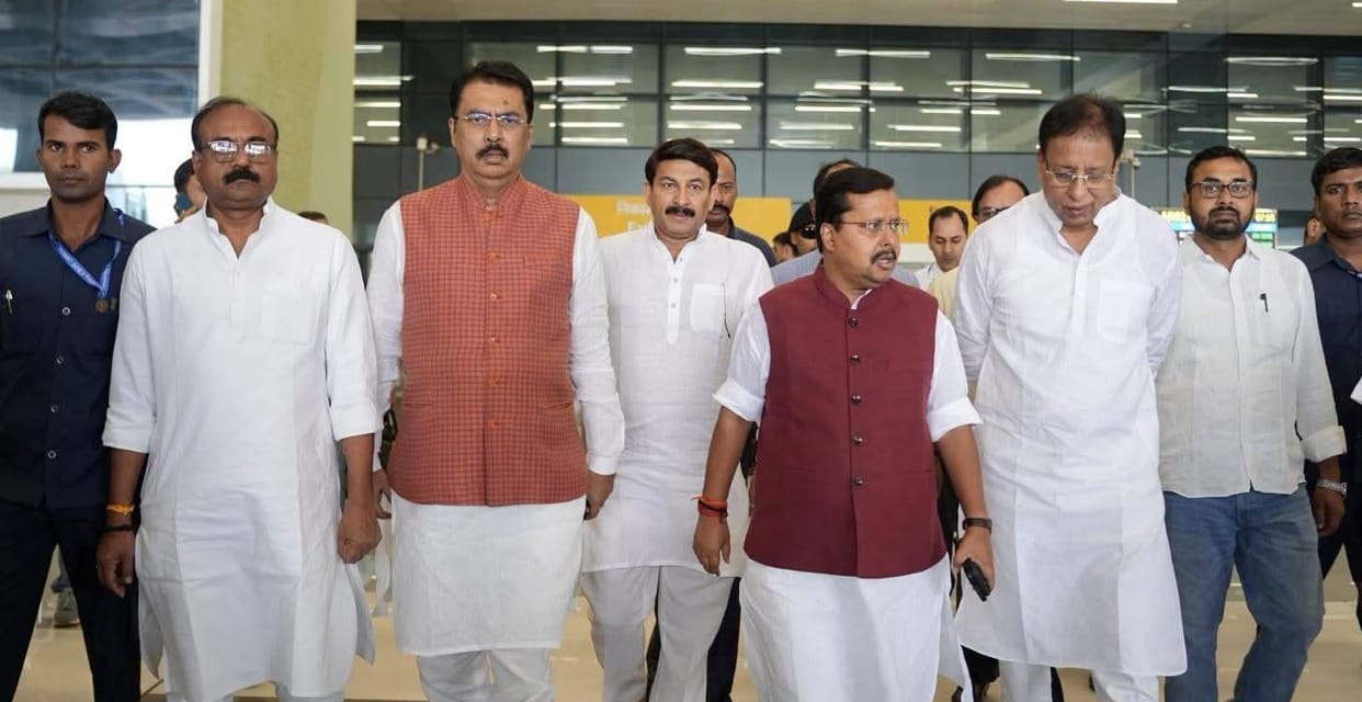 Bihar: BJP President Nitin Naveen arrives in Patna; focus on Bankipur by-election and review of 100 days