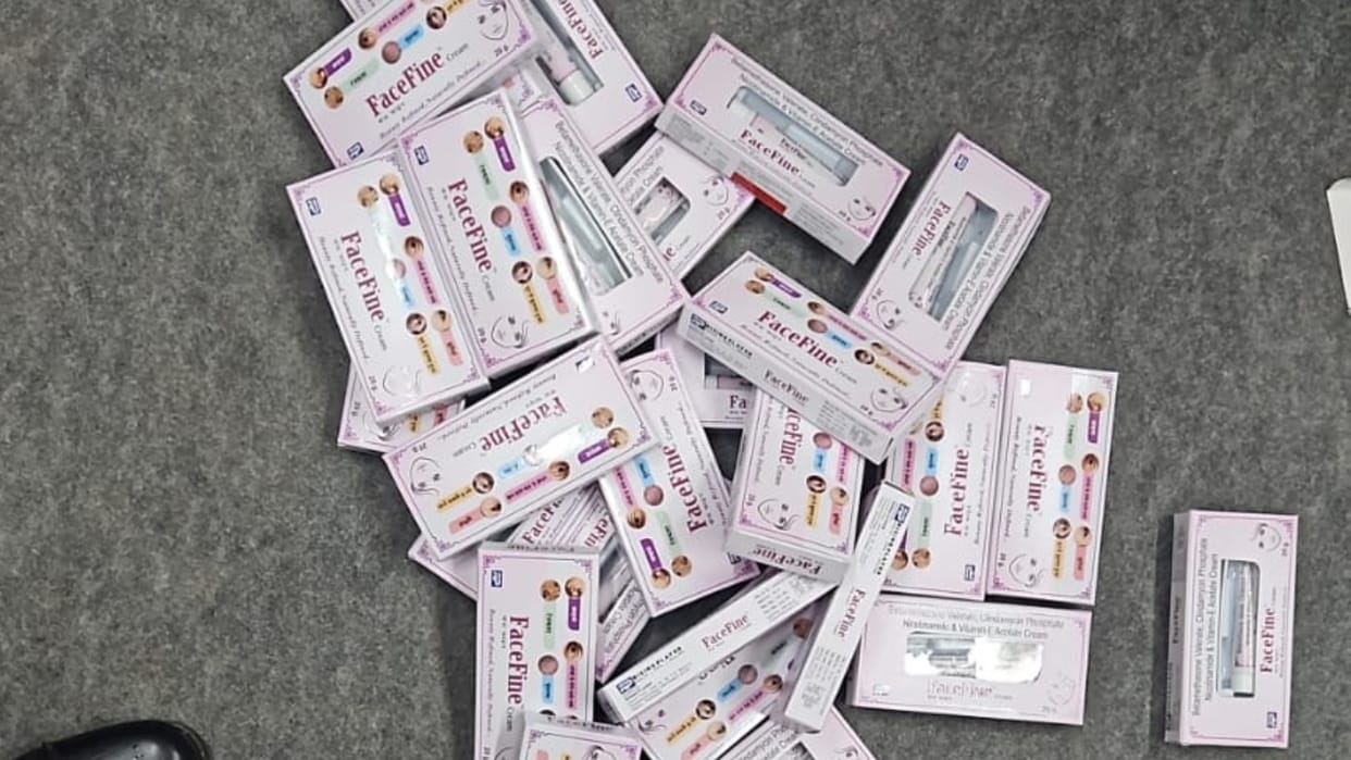 Vijay Medical Agency raided in connection with the manufacture of counterfeit cream