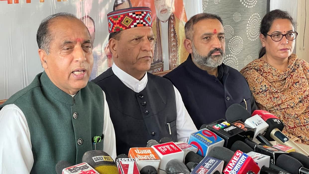 Jairam thakur: bugle for the ouster of the Congress government has been sounded;  BJP will start mass movement