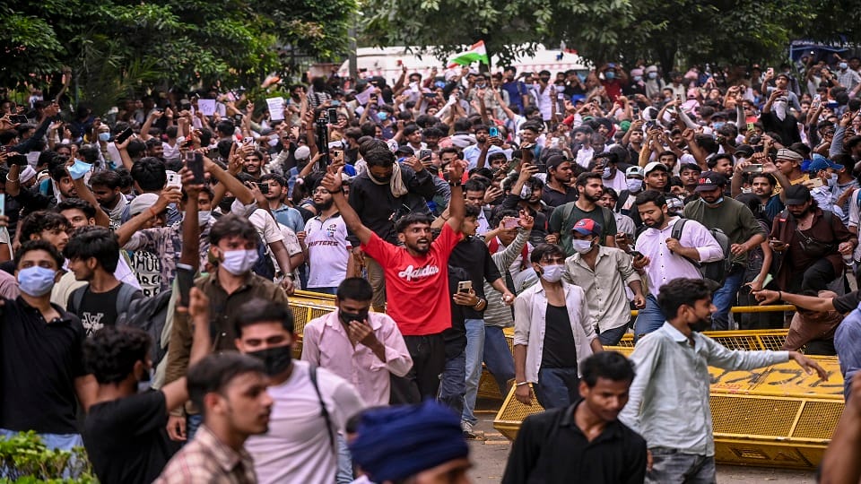 Jantar Mantar Protest Tears Tricolour and celebrations unique spirit of victory