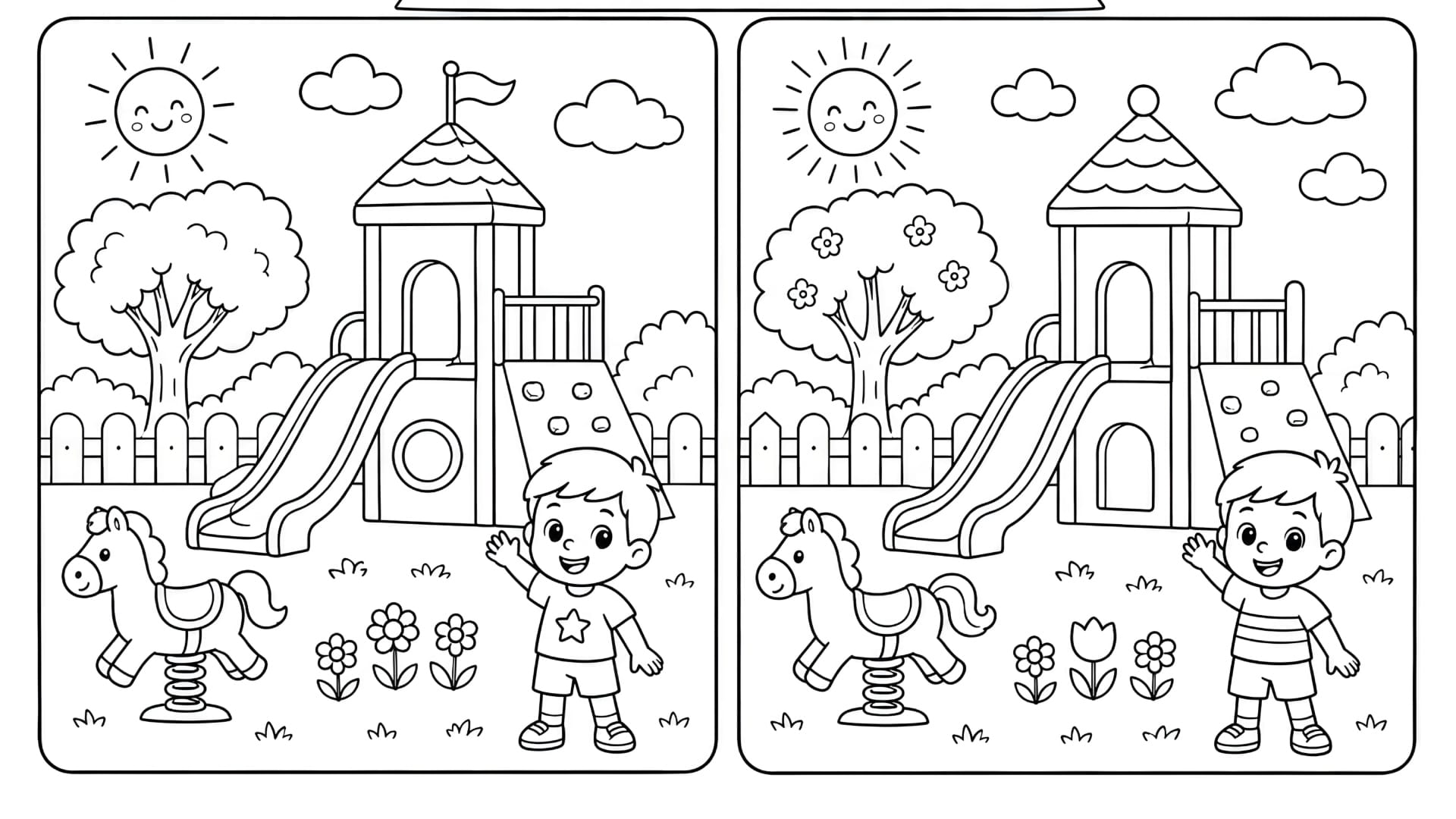 optical illusion find 5 differences in these picture quiz puzzle game