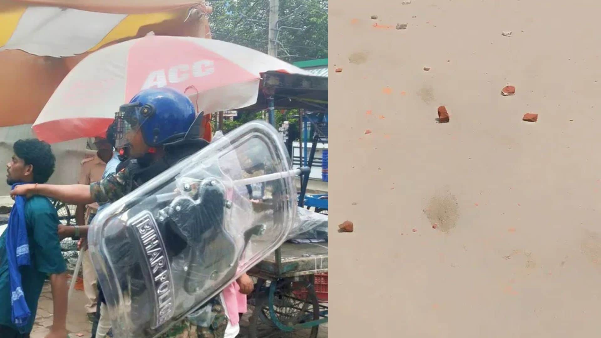औरंगाबाद में उग्र हुए छात्र