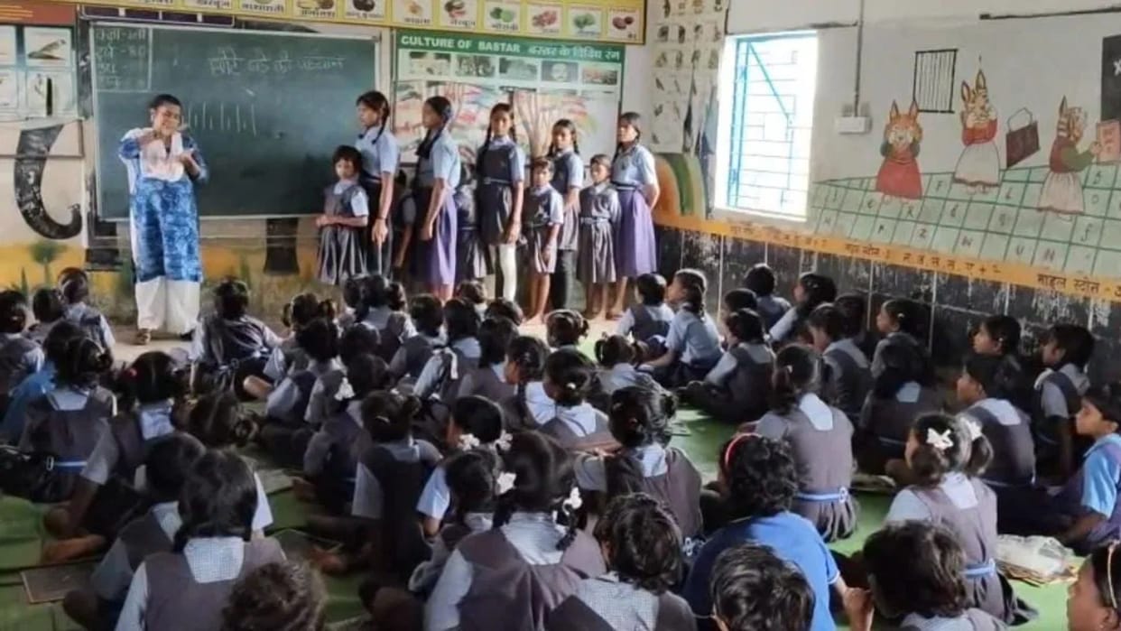 bijapur pradhanpara primary school new building inauguration toynar chhattisgarh