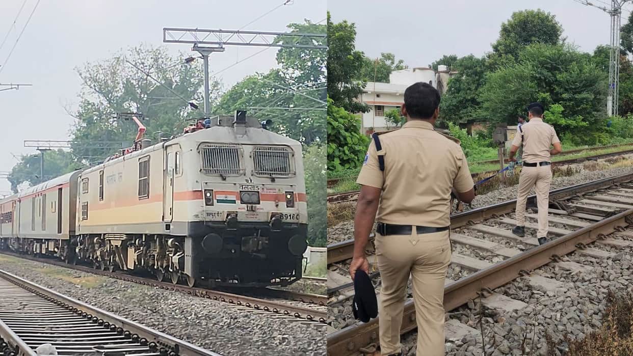 Bihar Suspected Rajdhani Express Derailment Plot Foiled After Train Hits Water Tank Placed on Tracks