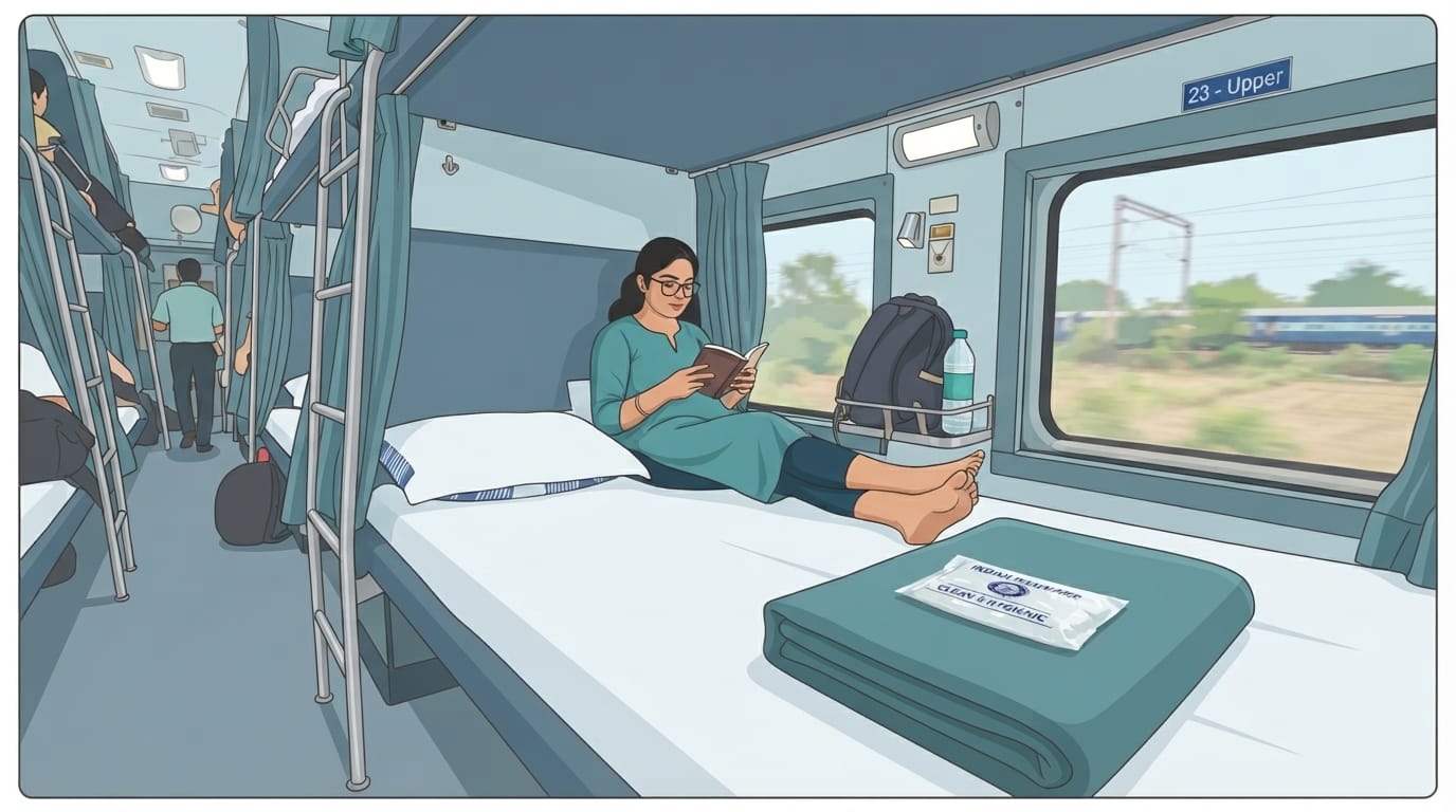 Indian Railways: How often are the bedsheets pillows and blankets provided on trains changed