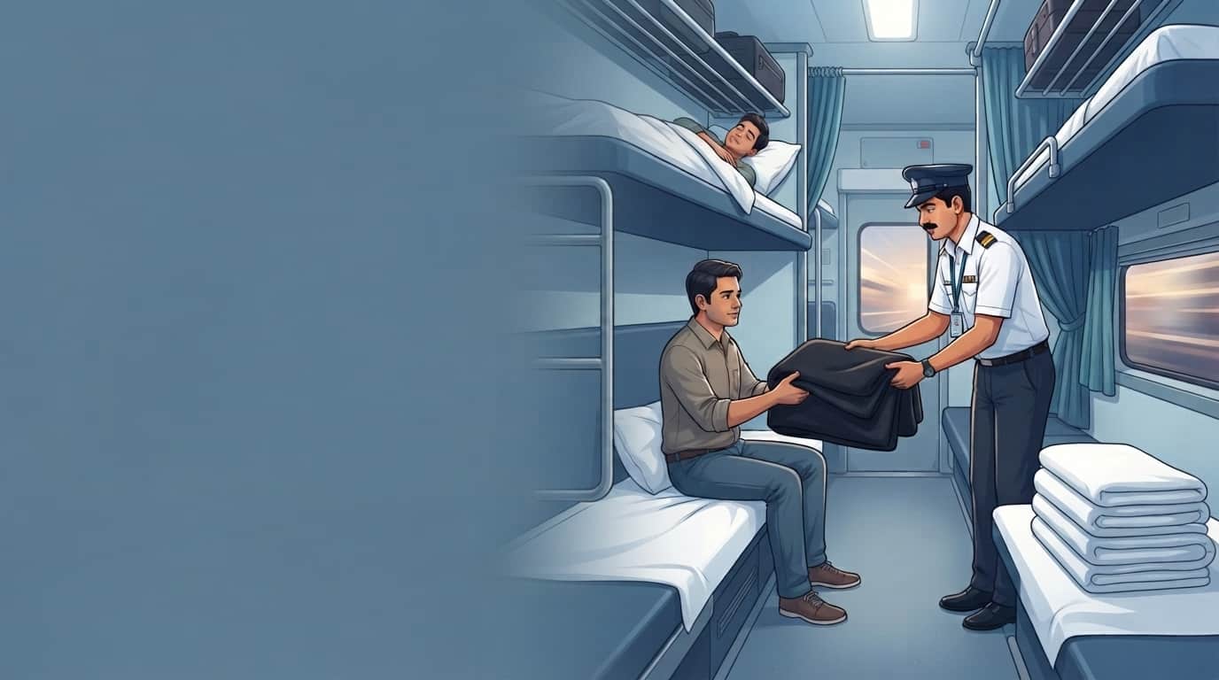 Indian Railways: How often are the bedsheets pillows and blankets provided on trains changed