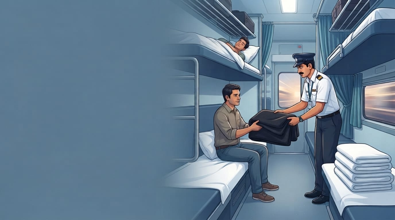 Indian Railways: How often are the bedsheets pillows and blankets provided on trains changed