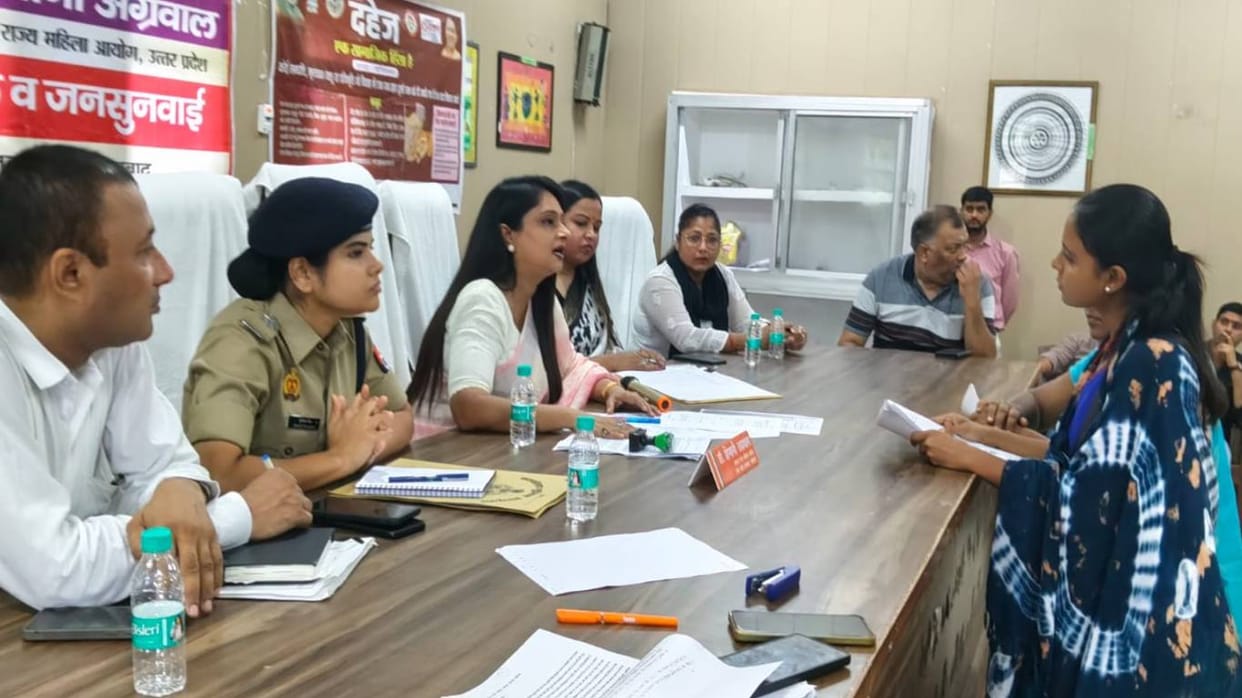 State Womens Commission member hears women grievances and inspects CHC Muradnagar