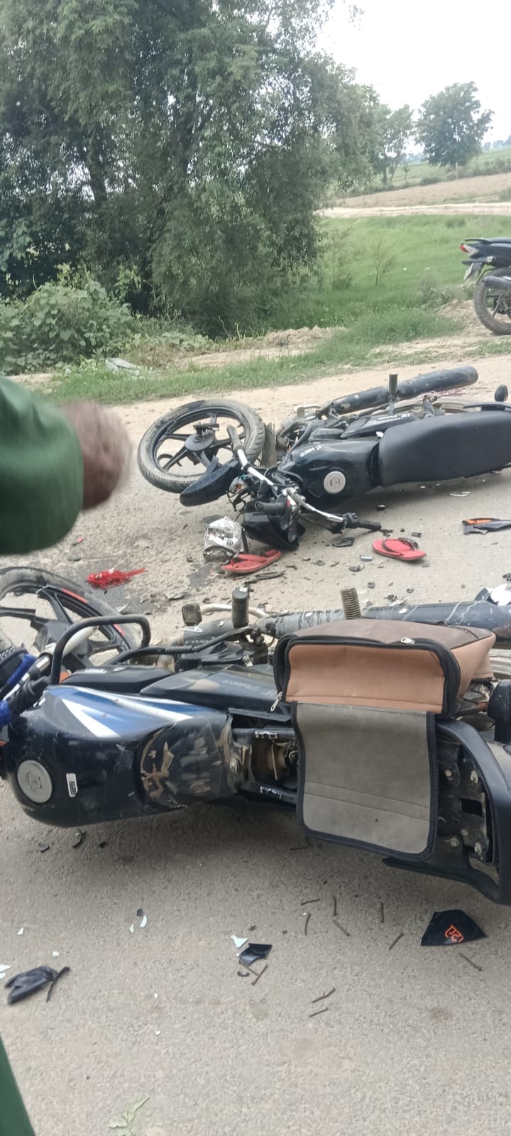 Farrukhabad Two motorcycles collided family lost  only son mourning prevails deaths of two people