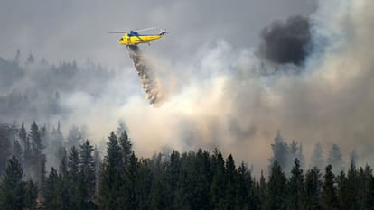 France Spain battle wildfires many peoples forced to flee homes Tour de France route also been changed