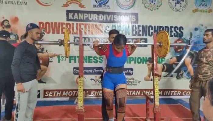 Kanpur Divisional Powerlifting Open Bench Championship kicks off over 150 girls showcase their strength