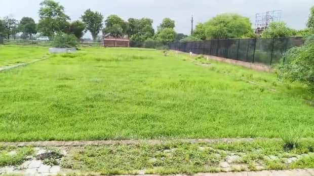 Kanpur Sports ground or pond site left abandoned after merely constructing a boundary wall