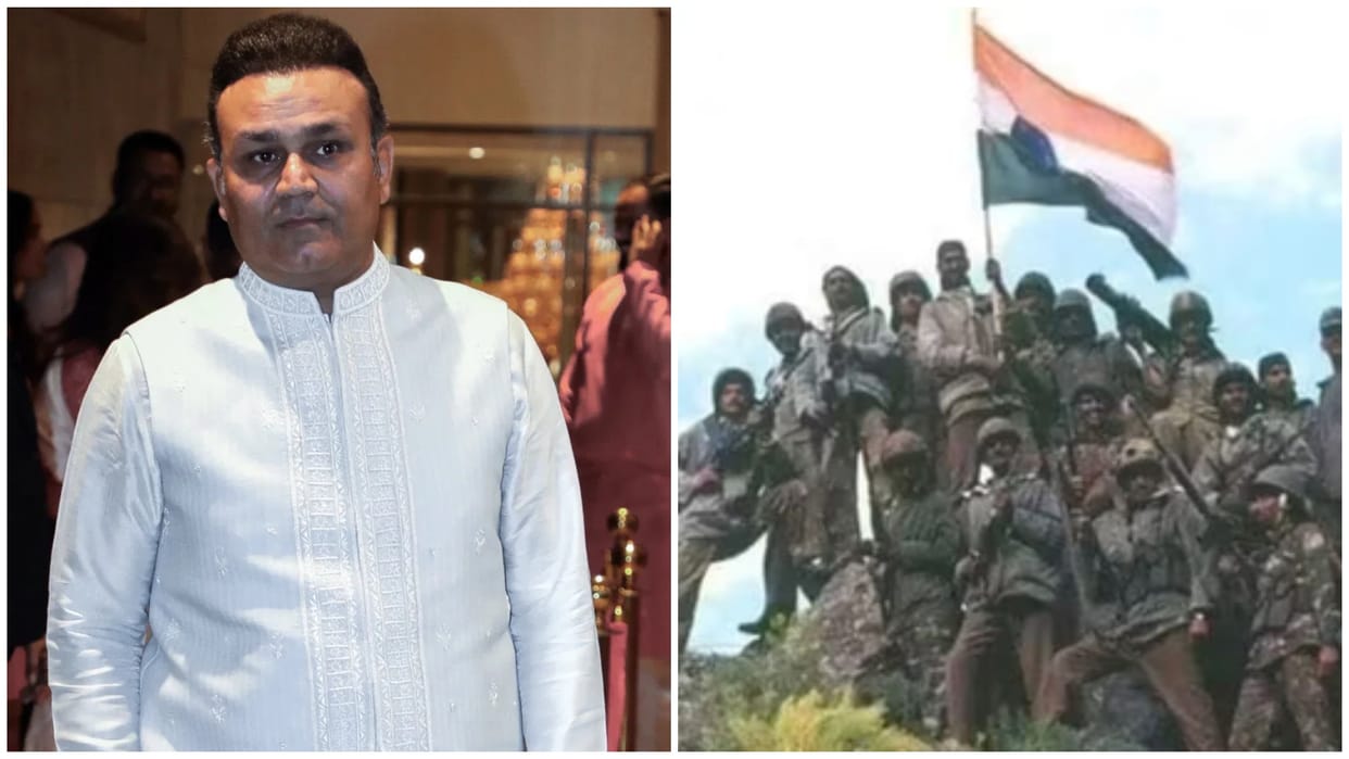 Virender Sehwag, Kedar Jadhav Pay Tribute To Kargil War Heroes On Vijay Diwas