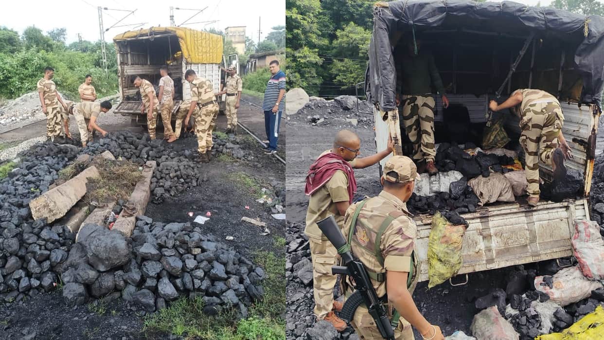 CISF Cracks Down on Illegal Coal Mining, Seizes 1,277 Metric Tonnes in a Week