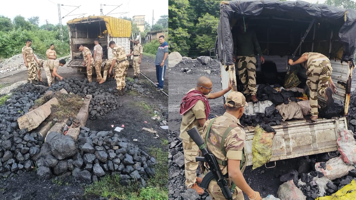 CISF: рдЕрд╡реИрдз рдХреЛрдпрд▓рд╛ рдЦрдирди рдкрд░ рд╕реАрдЖрдИрдПрд╕рдПрдл рдХреА рдХрд╛рд░реНрд░рд╡рд╛рдИ, рдПрдХ рд╕рдкреНрддрд╛рд╣ рдореЗрдВ 85 рд░реЗрдб рддреЛ 1277 рдореАрдЯреНрд░рд┐рдХ рдЯрди рдХреЛрдпрд▓рд╛ рдЬрдмреНрдд