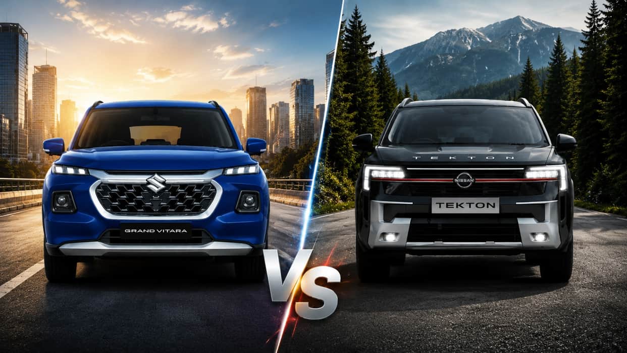 Nissan Tekton vs Maruti Grand Vitara: Power & Safety, High Mileage comparison?