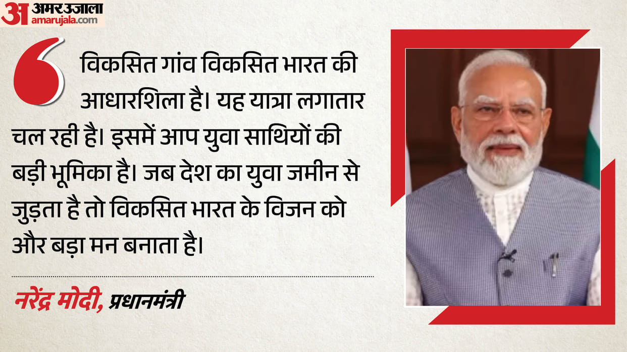 PM Narendra Modi Interact With Viksit Vibrant Village Programme 2026 Participants via Video Conference