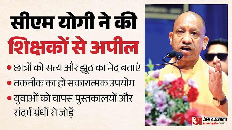 CM Yogi says Foreign forces are hatching conspiracy  urges teachers to protect youth from social media rumors