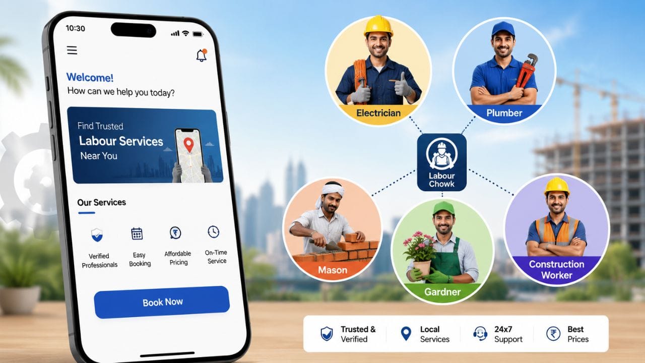 UP Digital Labour Chowk App: अब घर बैठे खोजें मिस्त्री, प्लंबर और इलेक्ट्रीशियन; सरकार का नया एप ऐसे करेगा काम