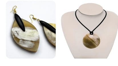 jewelry made from buffalo horn