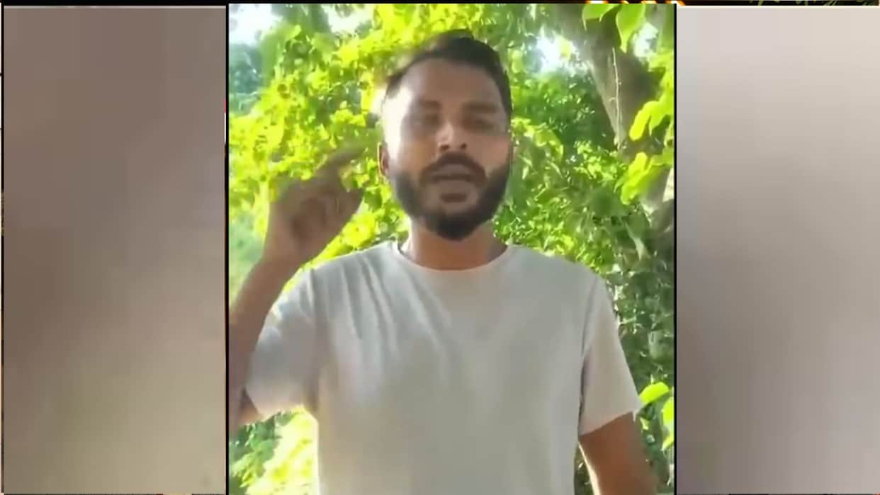 Accused Deepu Yadav said in the video: 'The police are coming to the house; my mother is scared'