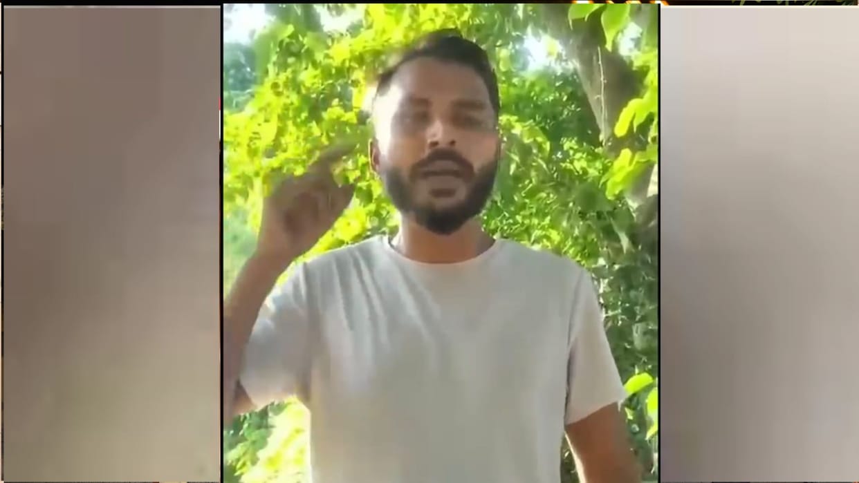 Accused Deepu Yadav said in the video: 'The police are coming to the house; my mother is scared'