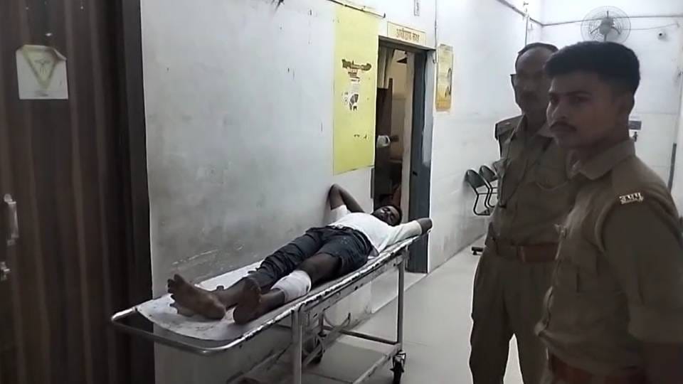 घायल आरोपी मो. मोहसिन।