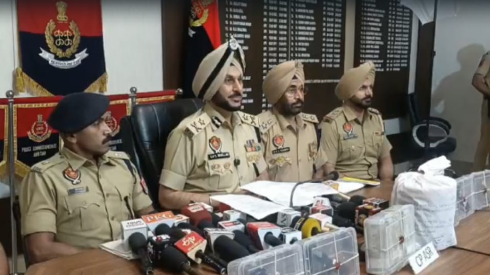 Four accused arrested in arms and drug smuggling case