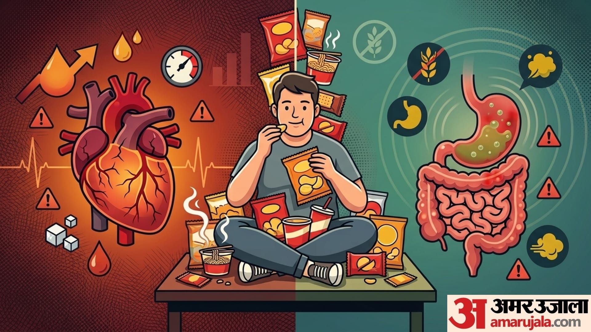 side effects of eating ready to eat snacks in hindi