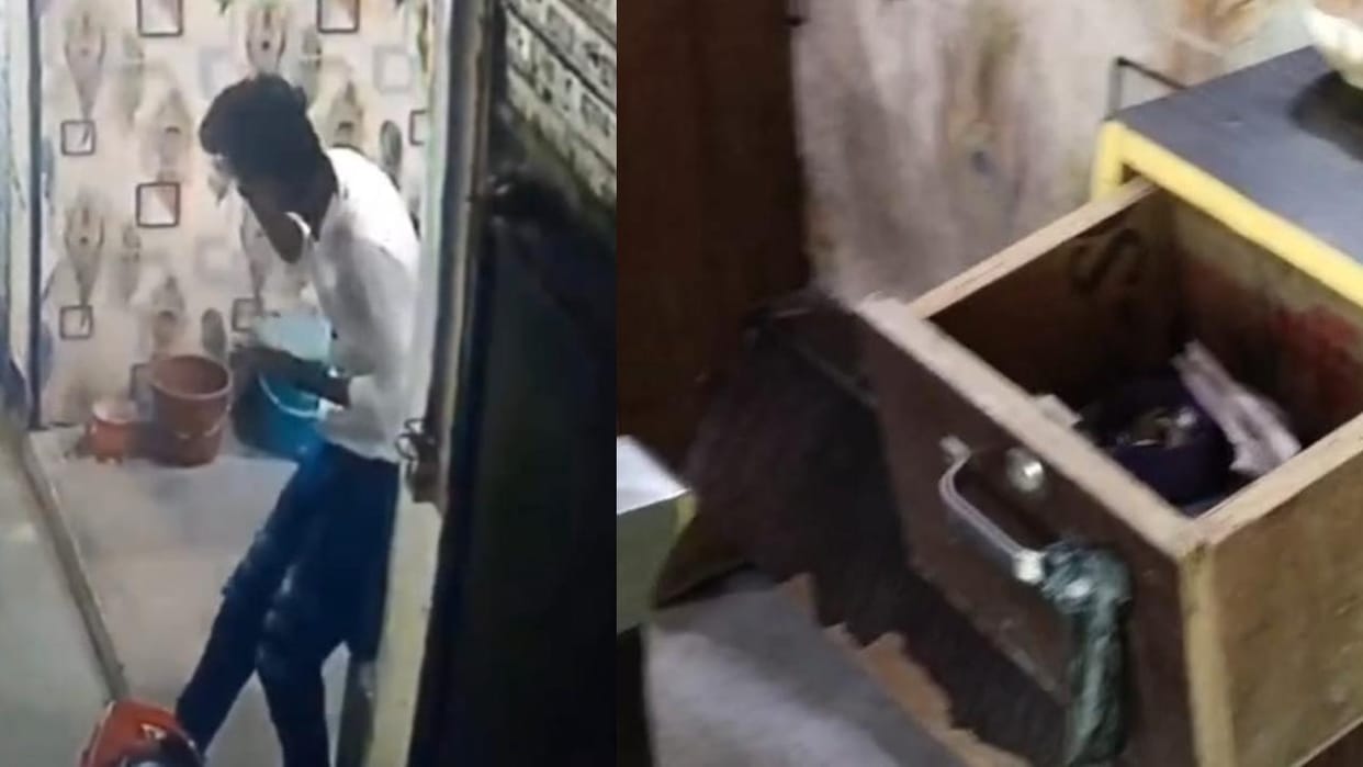 Jhansi: Cash stolen from a salon in broad daylight after breaking open the cash box