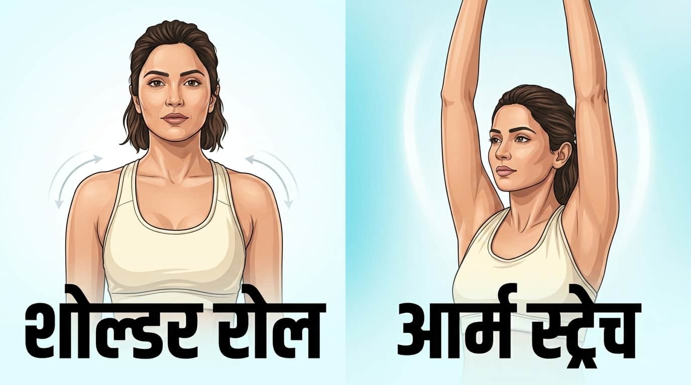5 Minute Office Yoga Routine For Workers Desk Yoga Sitting Job