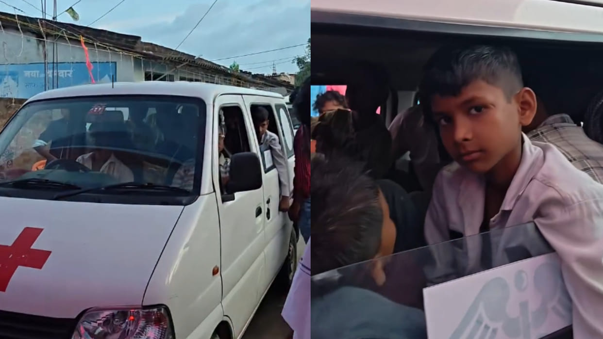 Bihar groom arrives with wedding procession in an ambulance funny viral video
