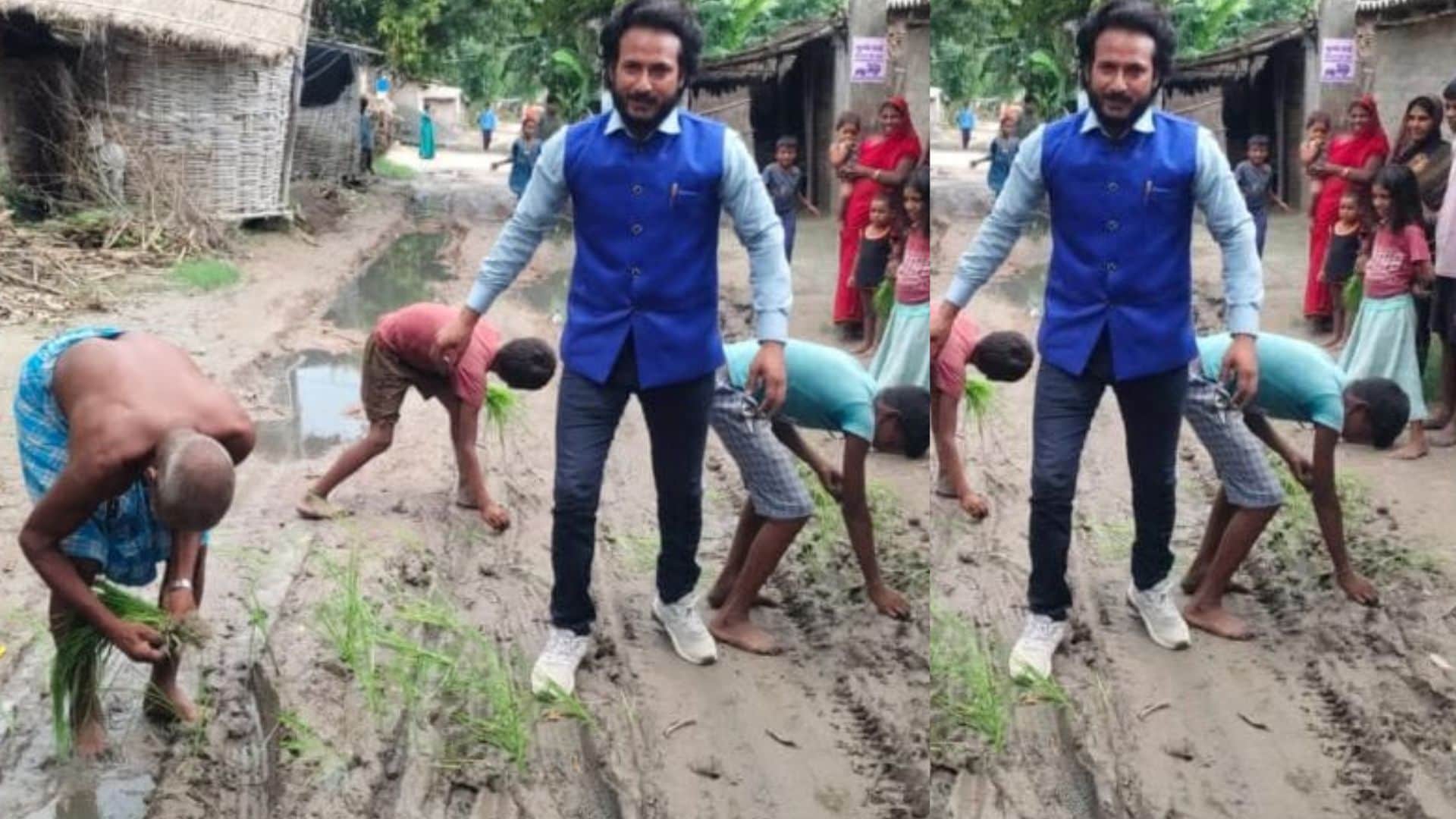 उपमुख्यमंत्री के क्षेत्र में अनोखा विरोध
