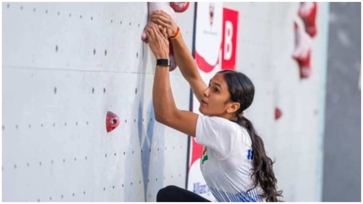 Amieyra Khoslla sets national record at World Youth Climbing Championships