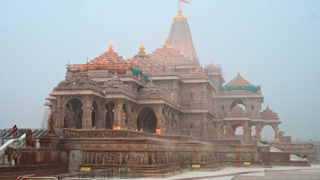 UP: Deadline for Ram Mandir complex construction extended; work to be completed by September 30; focus now shi