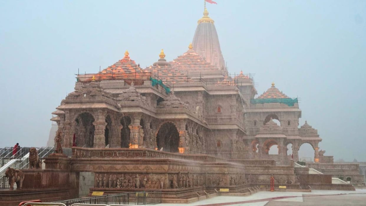 UP: Deadline for Ram Mandir complex construction extended; work to be completed by September 30; focus now shi