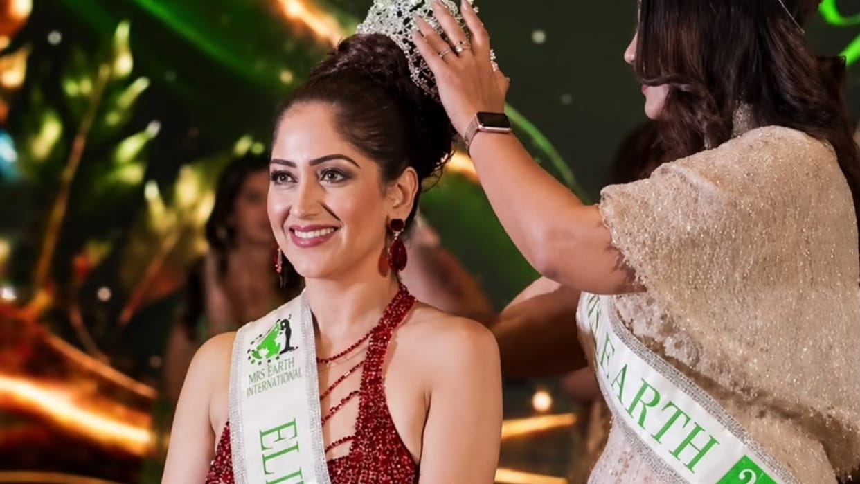 Bhumika Shajwani Became The Winner Of Mrs. Earth Elite 2026 Bringing Glory To India