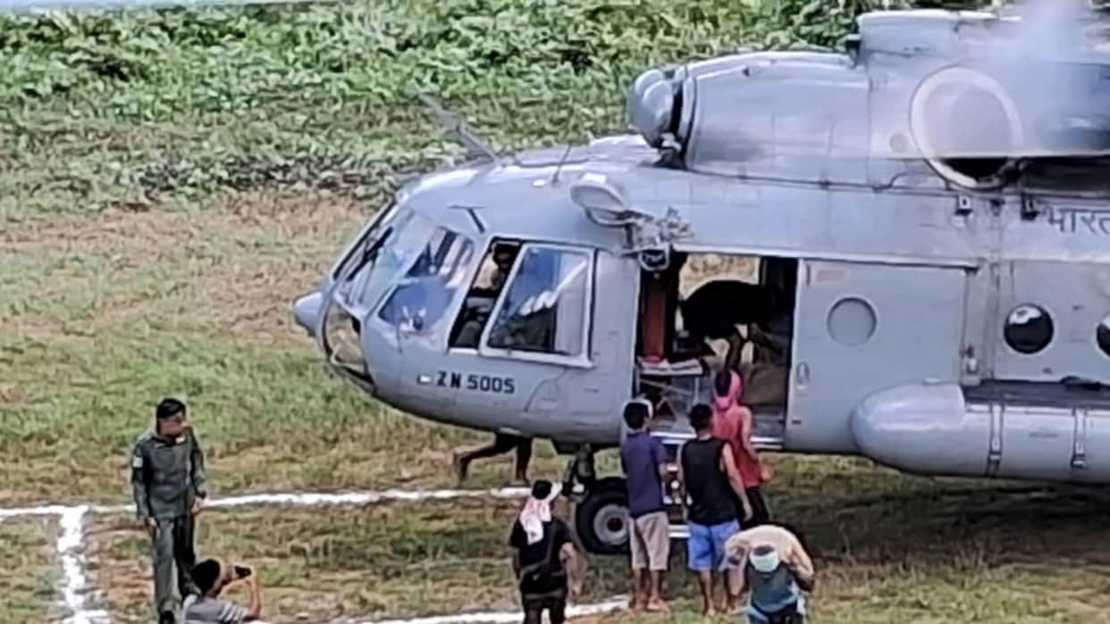 Nagaland: Air Force relief and rescue operations continue in landslide-hit areas