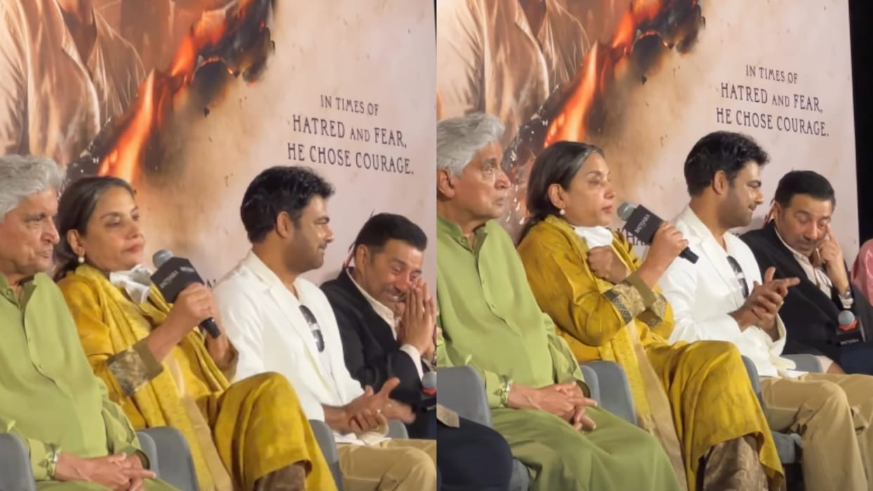 batwara 1947 trailer shabana azmi recalled how Sunny Deol covered her with a dupatta after a harrowing scene